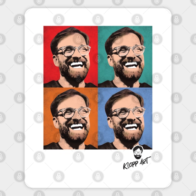 Klopp Art - pop art Magnet by Pete's Place - where the magic happens!